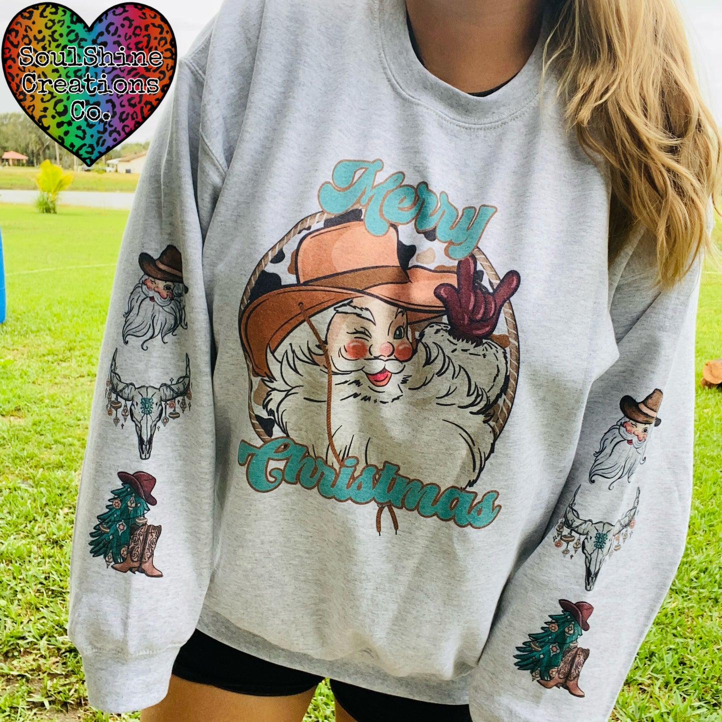 Country Merry Christmas Sweater