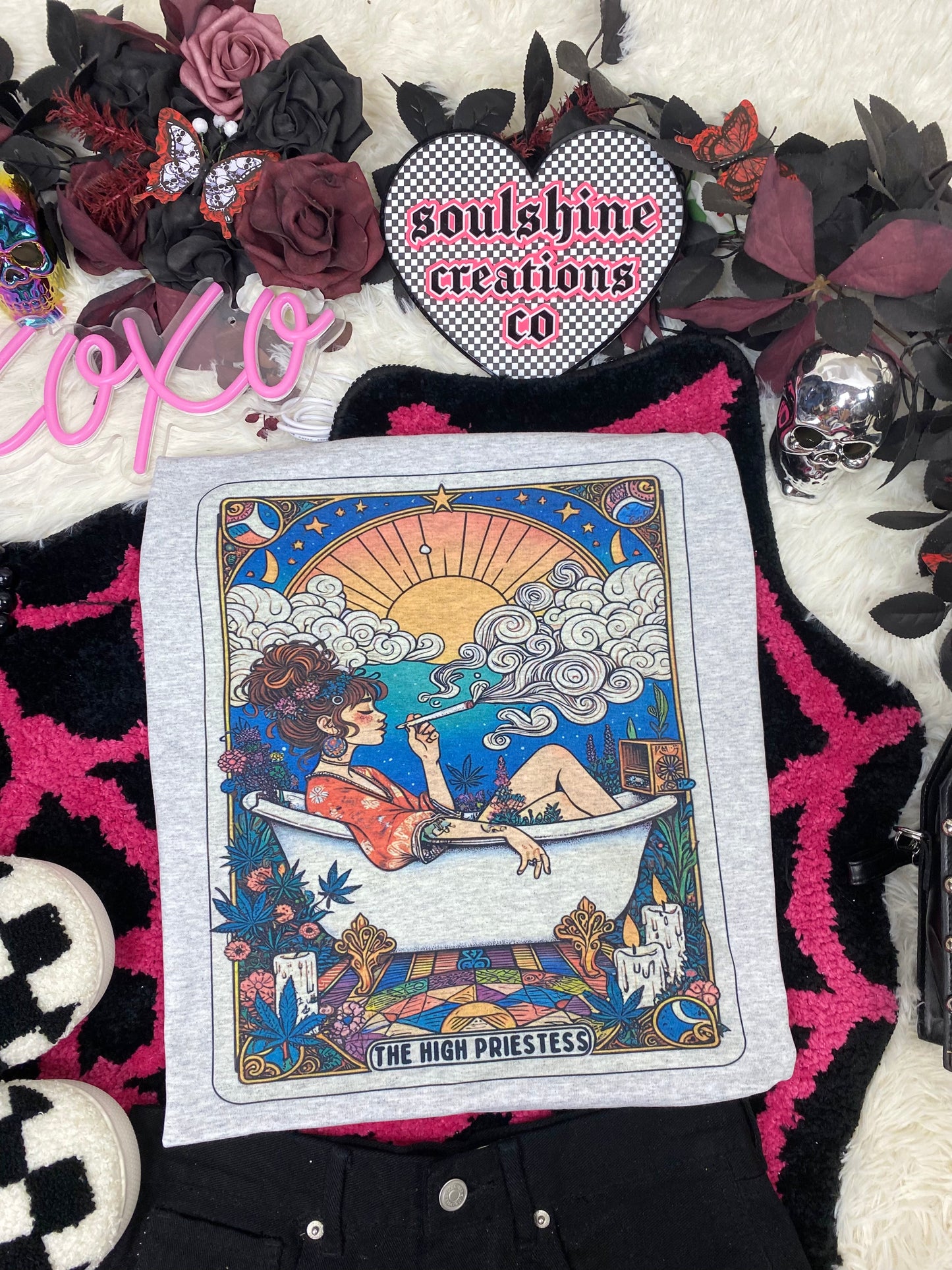 the high priestess tarot 420 tee shirt or Sweater