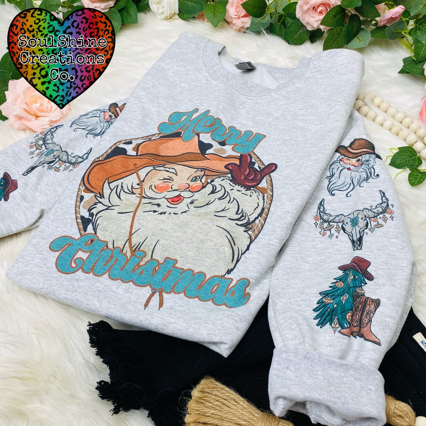 Country Merry Christmas Sweater