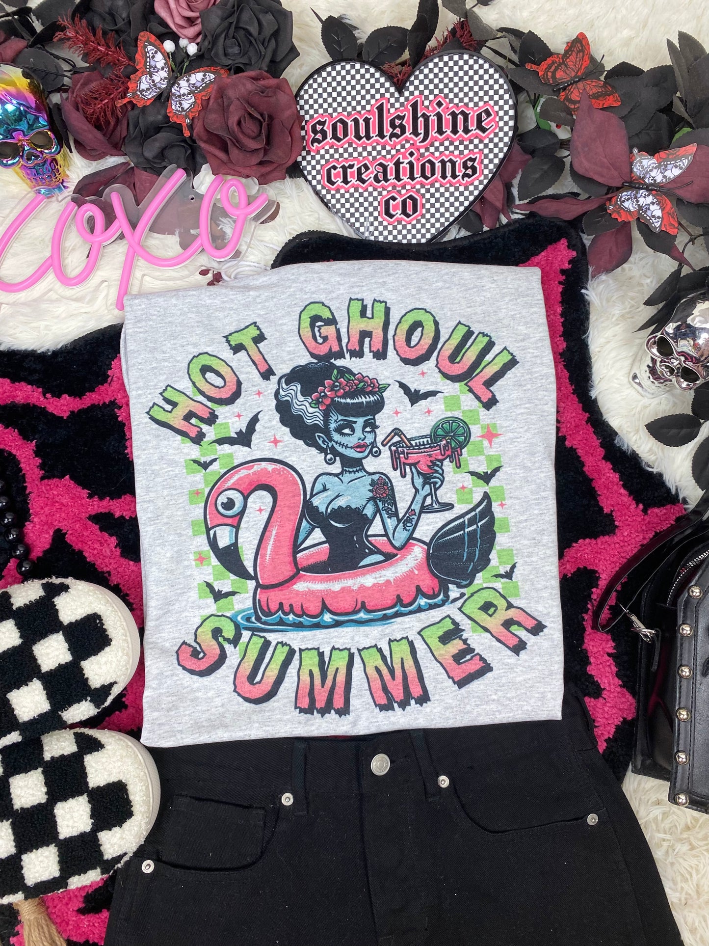 hot ghoul summer tee shirt or Sweater Summerween