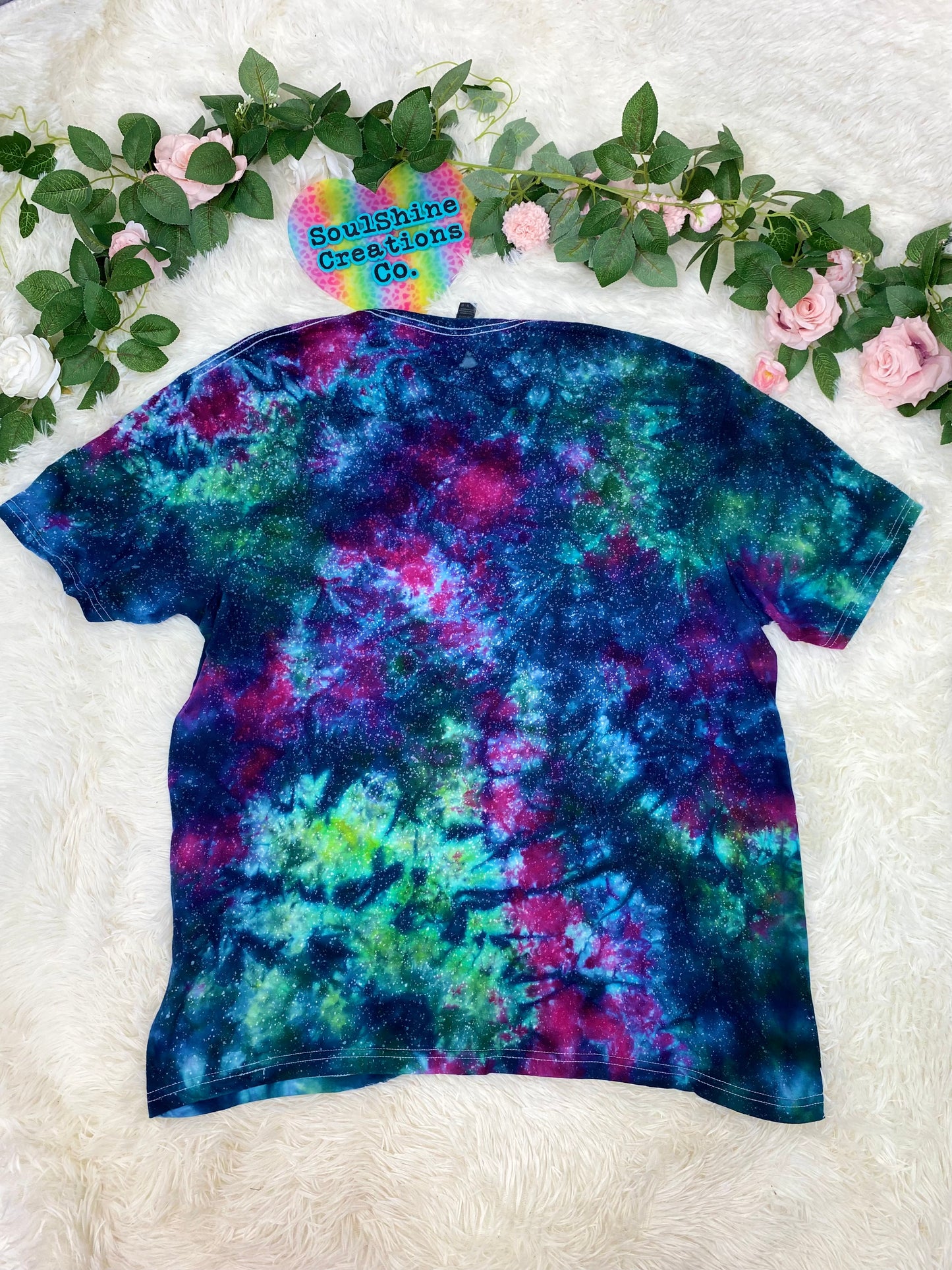 Star Series Aurora Galaxy Ice Tie Dye Shirt