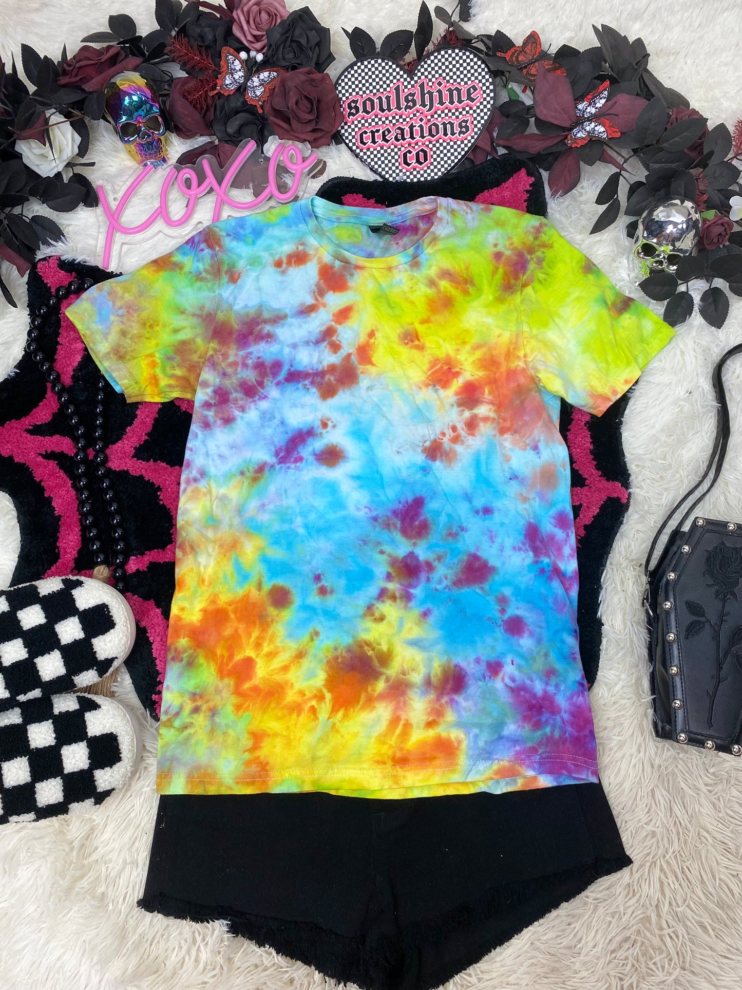 tropical punch ice tie dye t-shirt