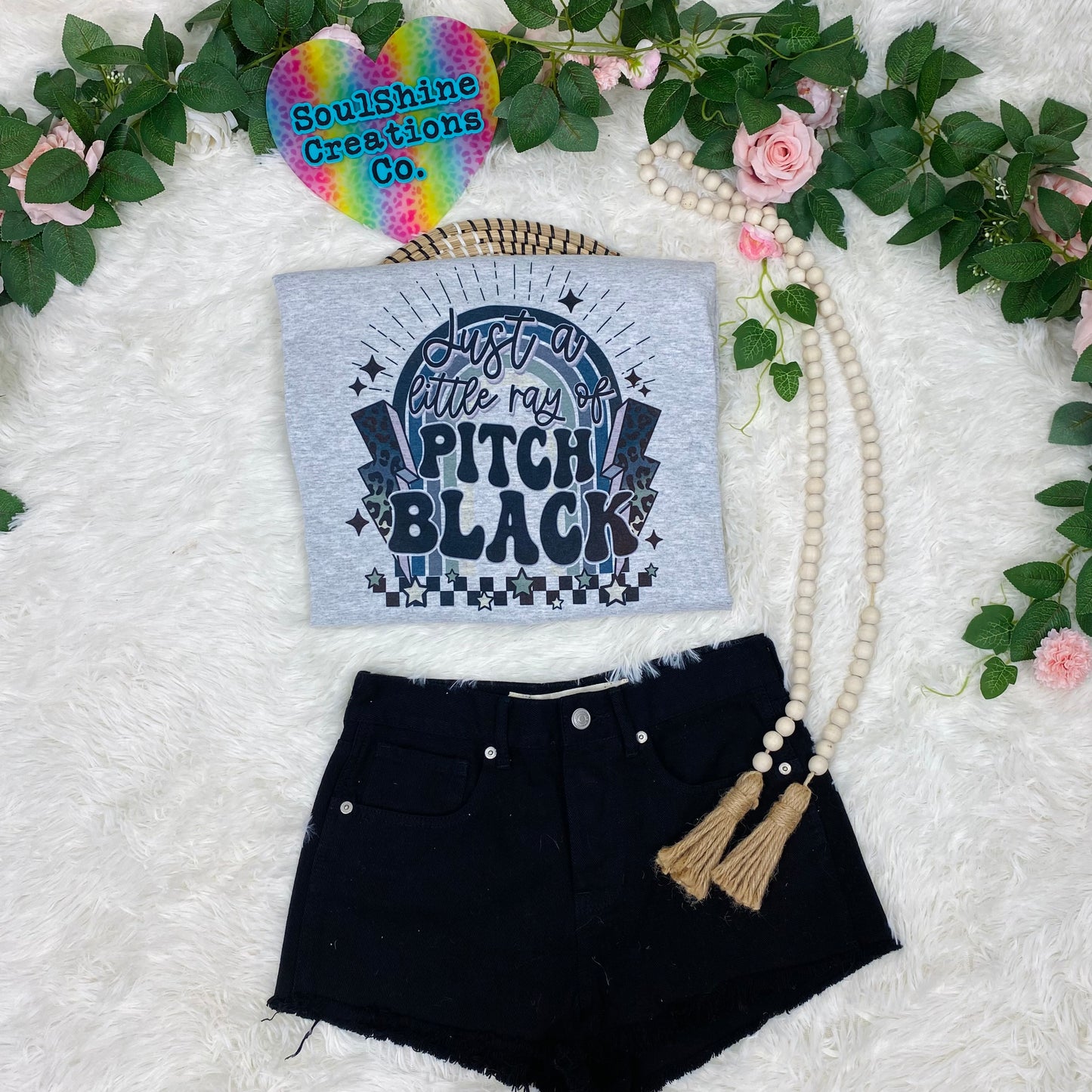 Little Ray of Pitch Black Tee Shirt