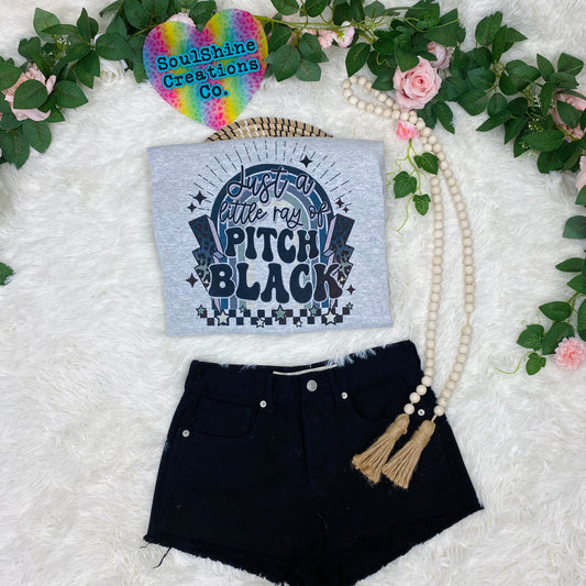 Little Ray of Pitch Black Tee Shirt