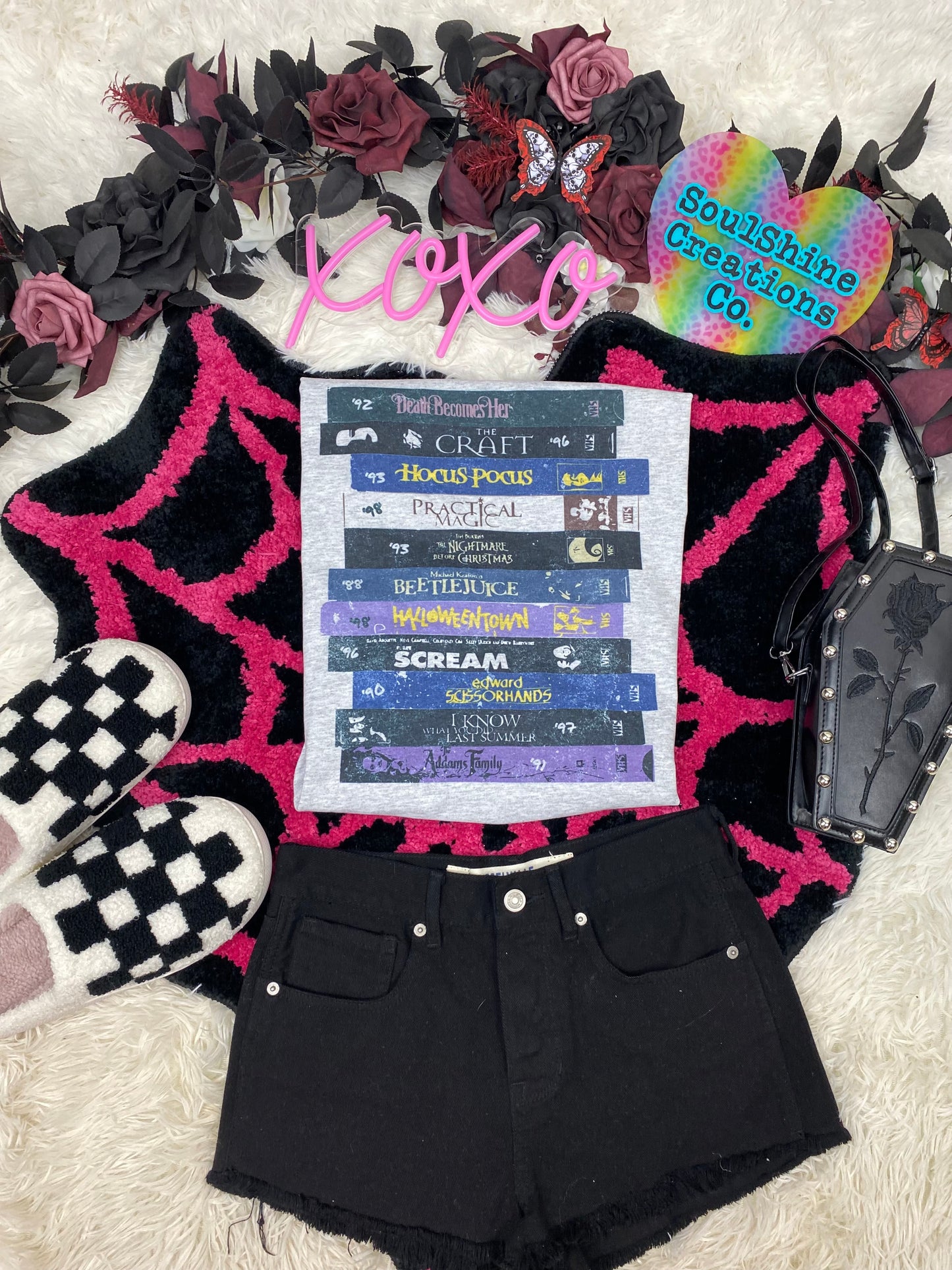 90’s Cult Classics VHS Movies Tee Shirt or Sweater- Alt Vibes- Halloween
