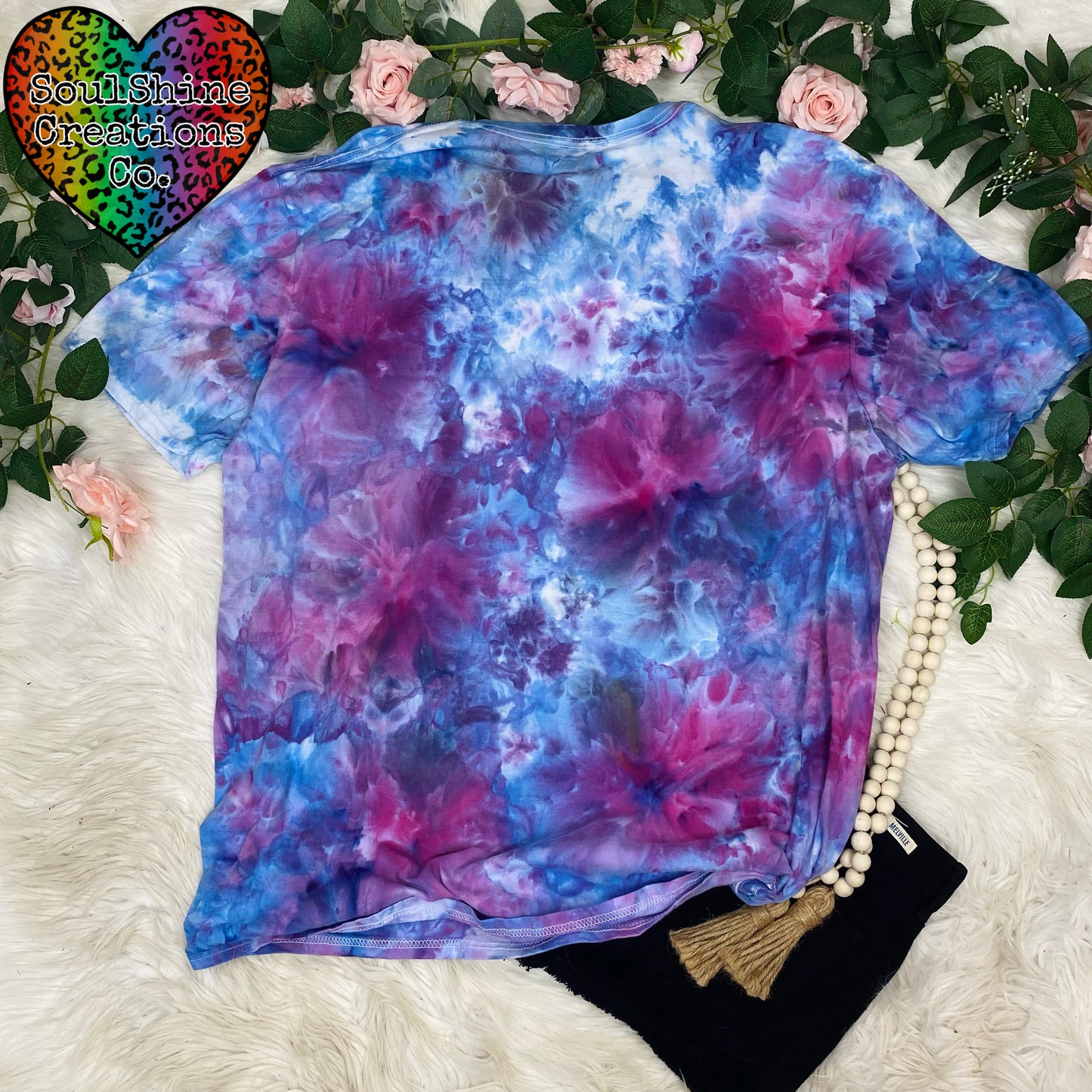 Cherry Blossoms Ice Dye Shirt