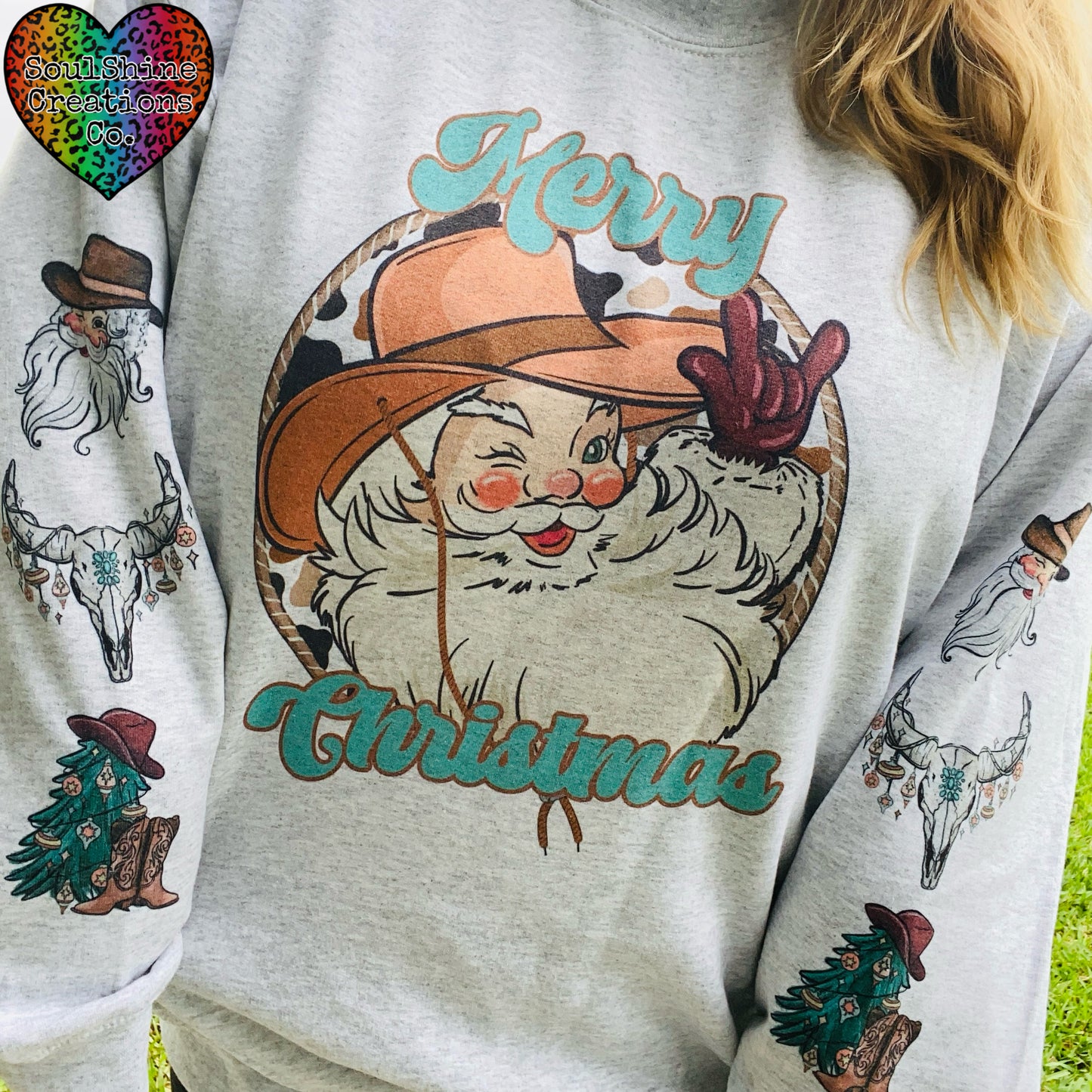 Country Merry Christmas Sweater