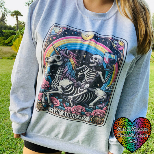 The Audacity Tarot Tee or Sweatshirt
