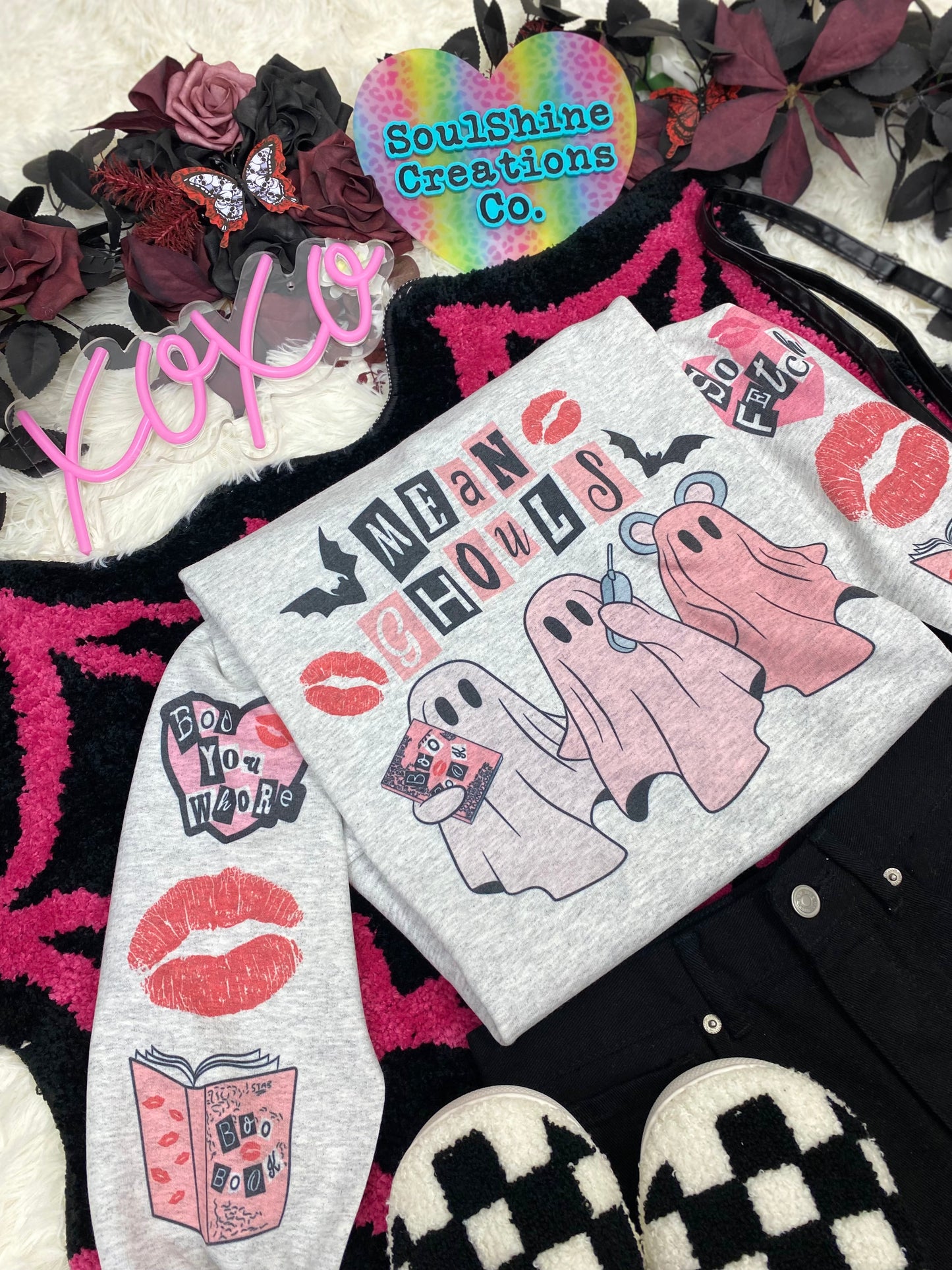 Mean Ghouls Halloween Sweater