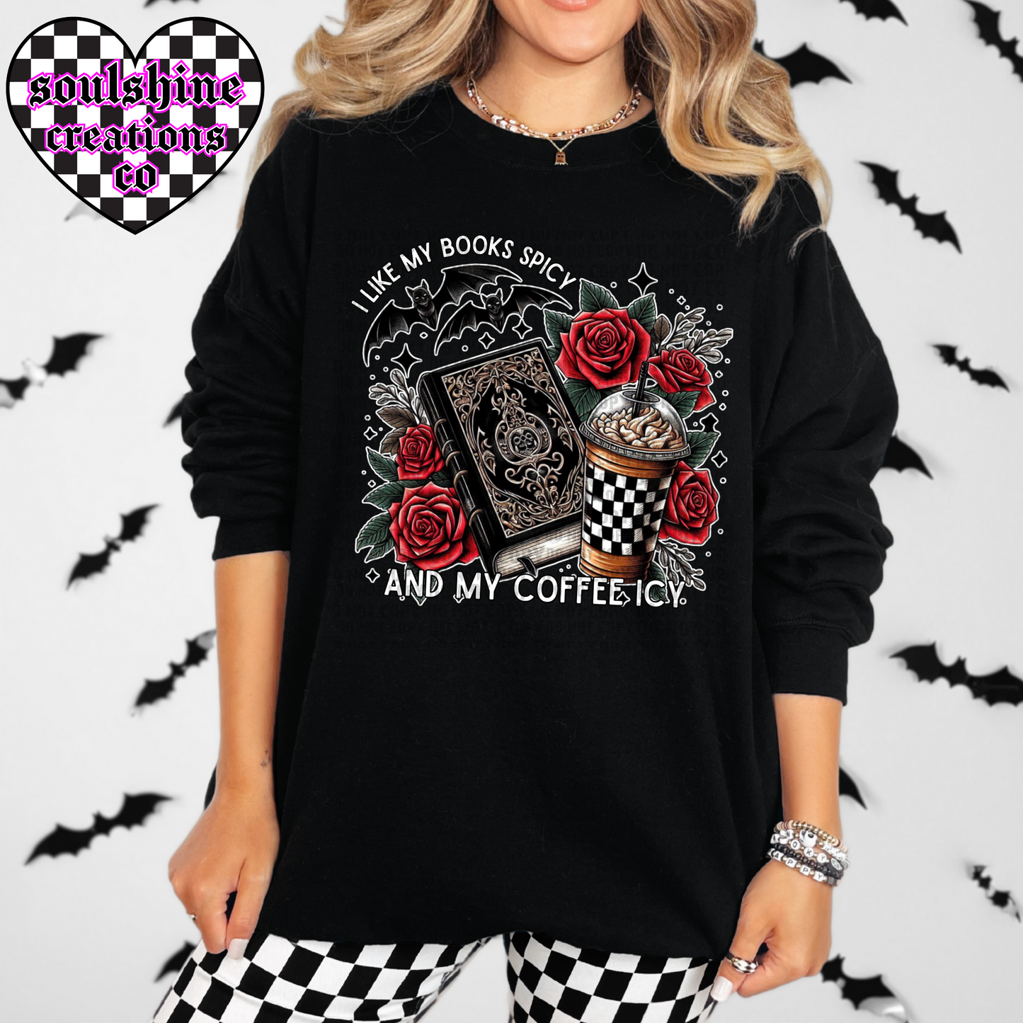 I Like my Books Spicy & Coffee Icy Bookish Tee or Sweater