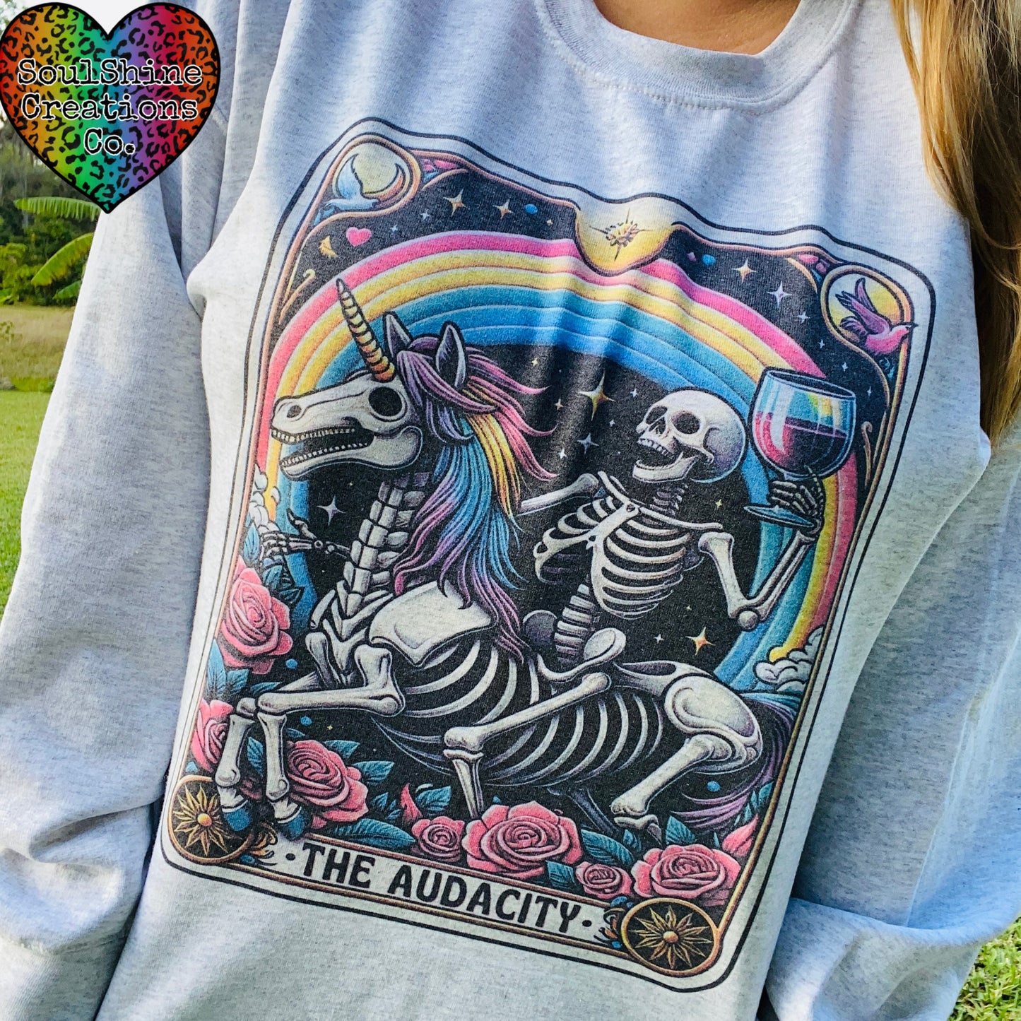 The Audacity Tarot Tee or Sweatshirt