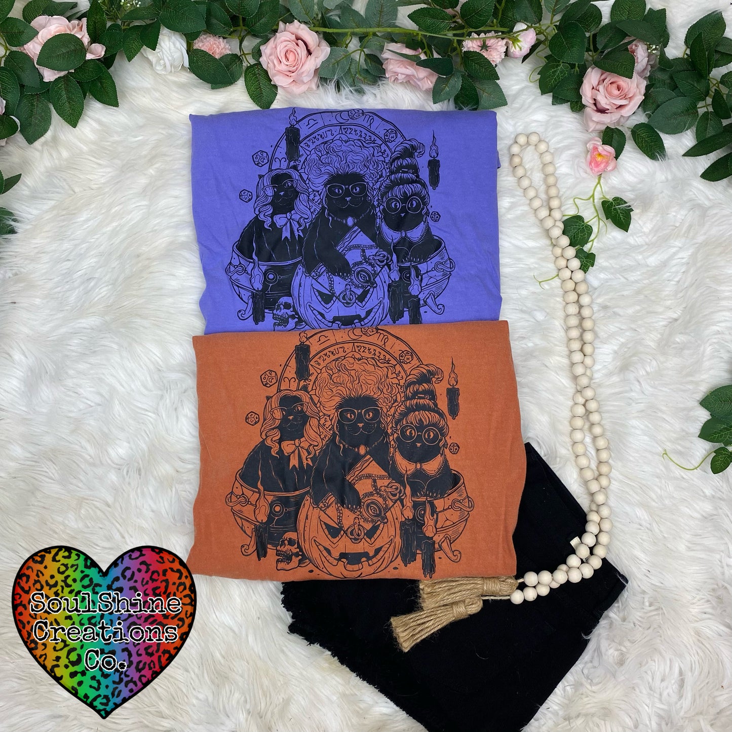 Cat Witches Comfort Colors Shirt