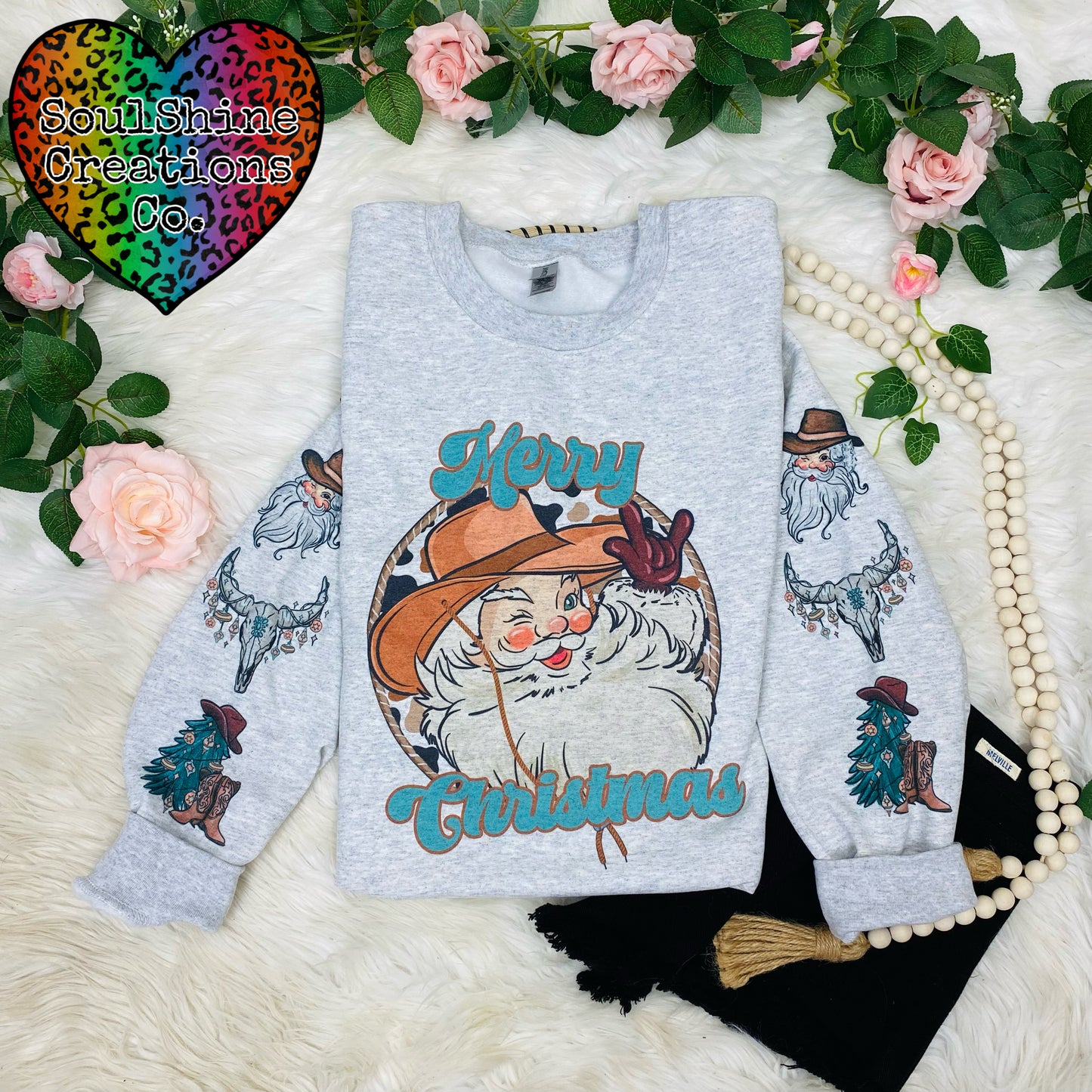 Country Merry Christmas Sweater