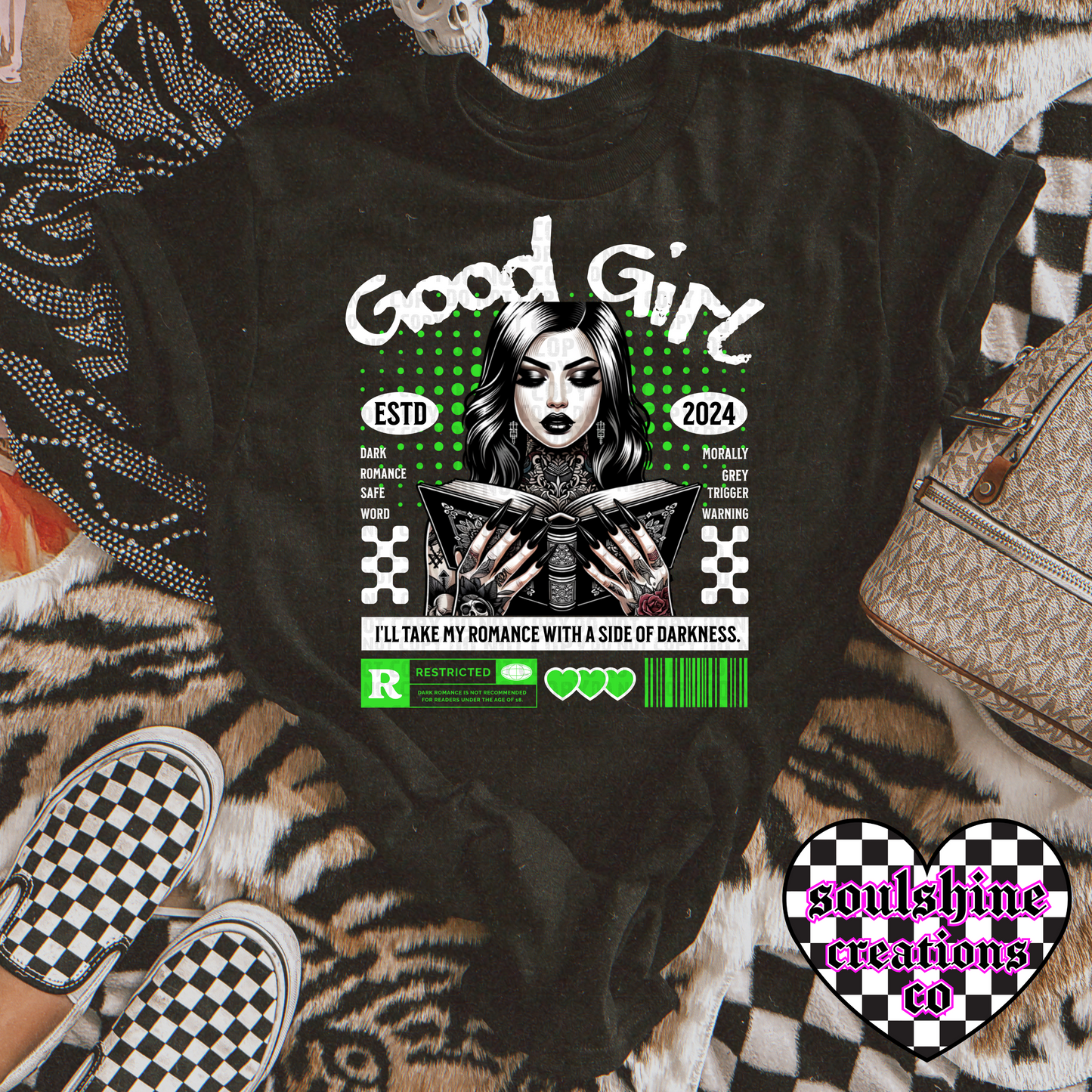 Good Girl Bookish tee or sweater-Dark Romance-Edgy Alternative Vibes