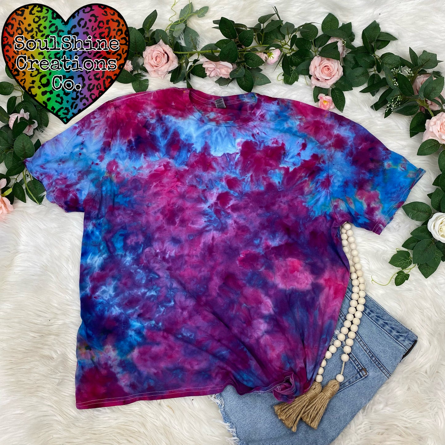 Blue Razz Ice Tie Dye Shirt
