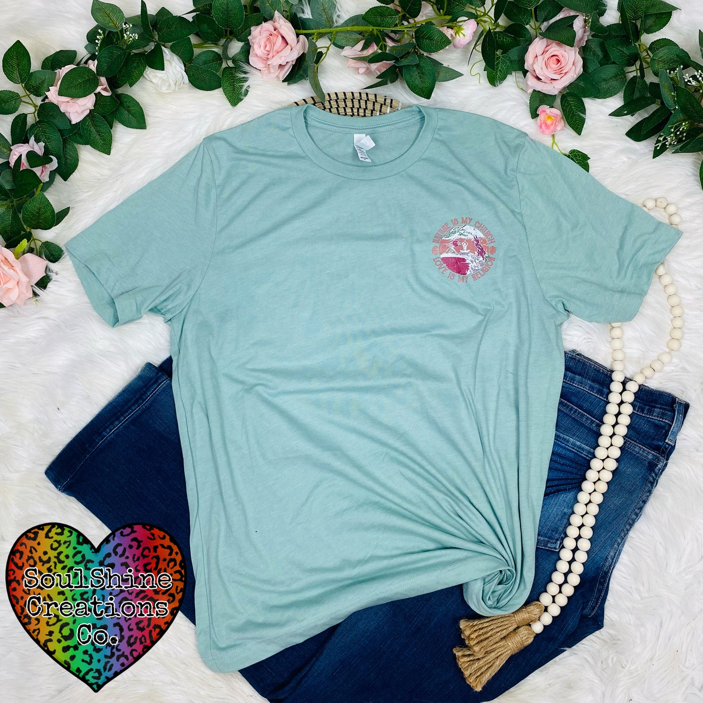 Nature is My Church Love is My Religion Shirt