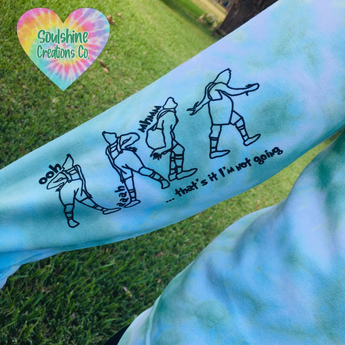 Whoville University Tie Dye Sweater