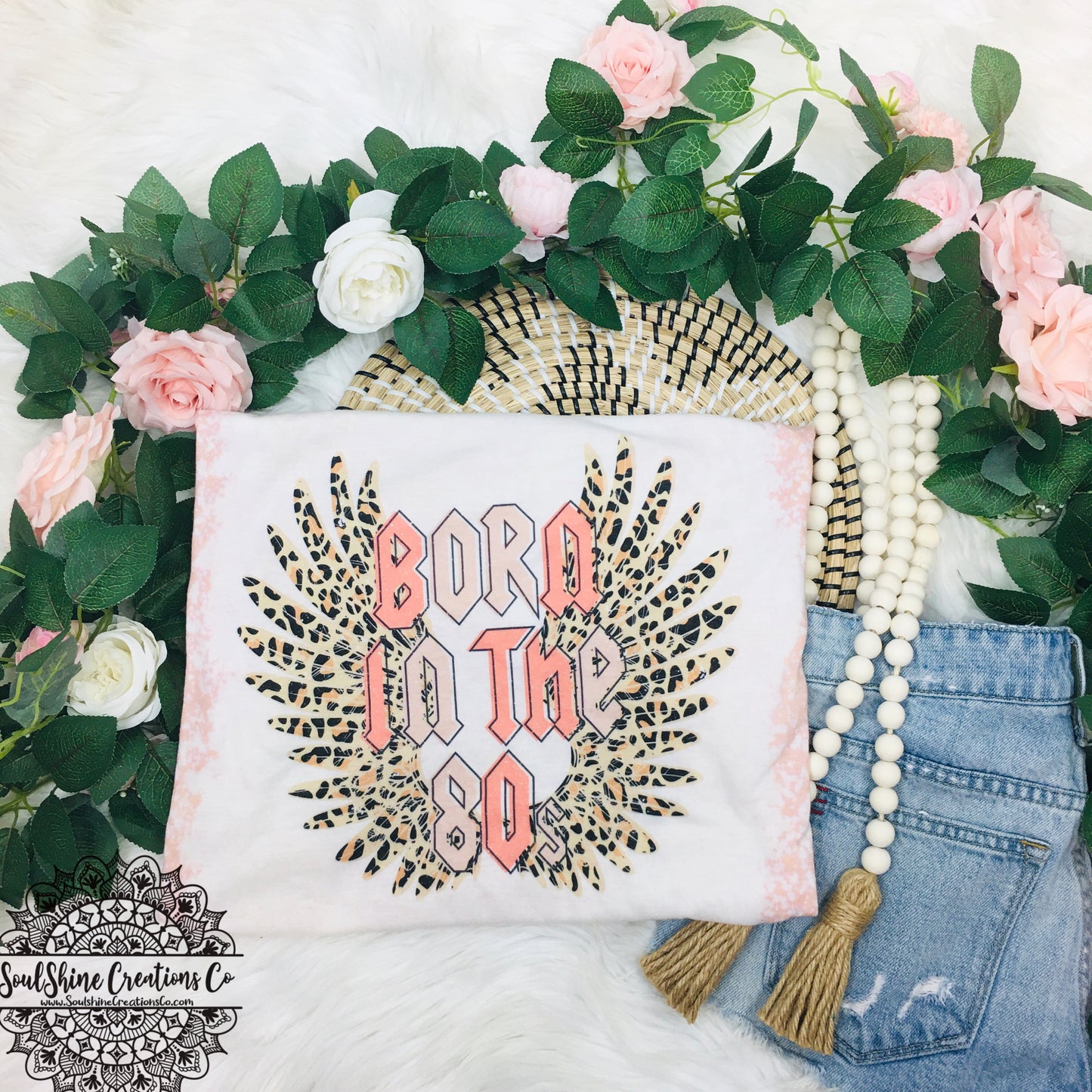 Born in the 80’s Bleached Shirt