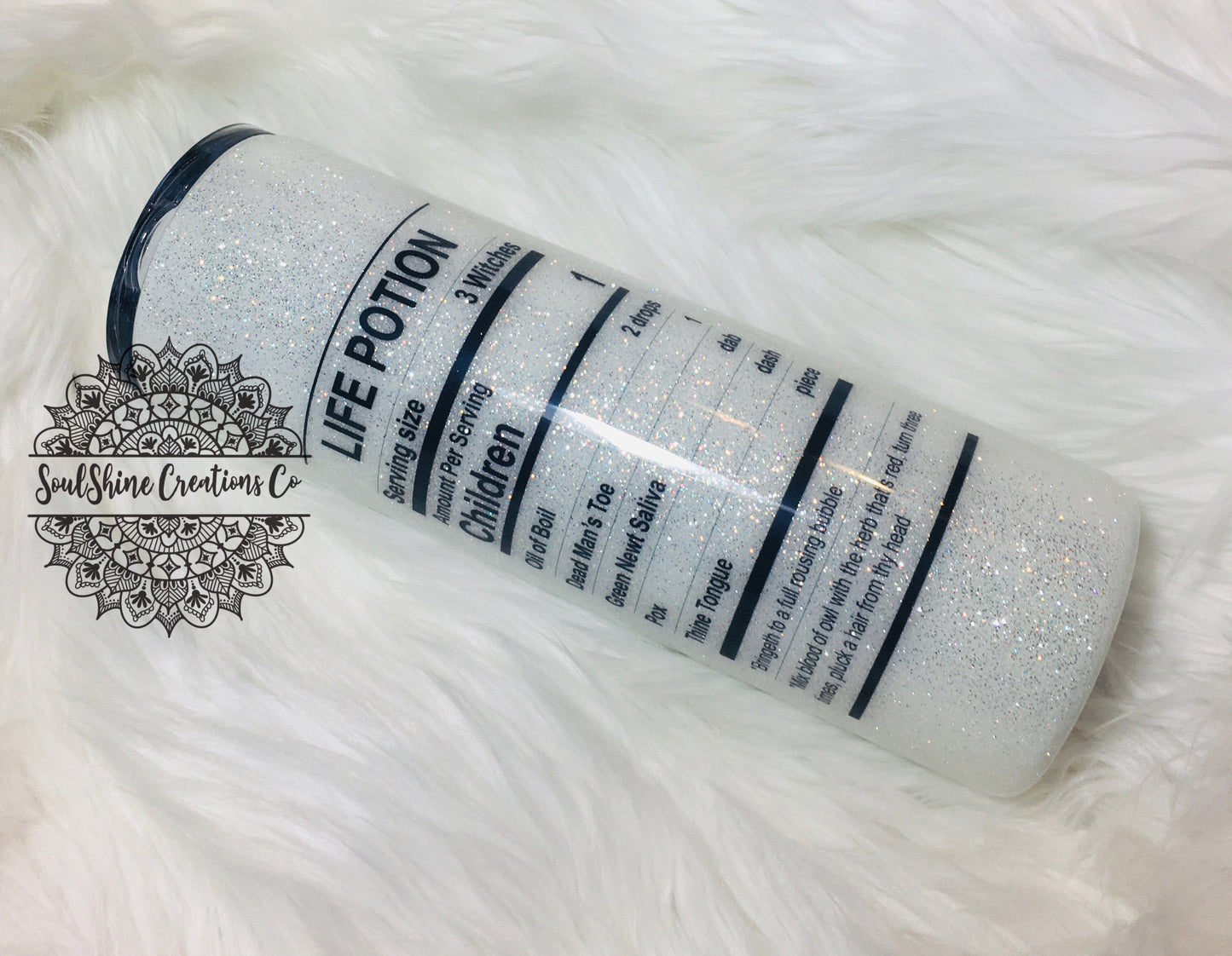 Hocus Pocus Glitter Tumbler Cup