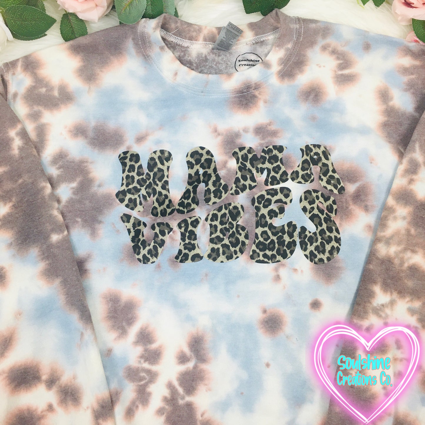 Mama Vibes Tie Dye Sweater