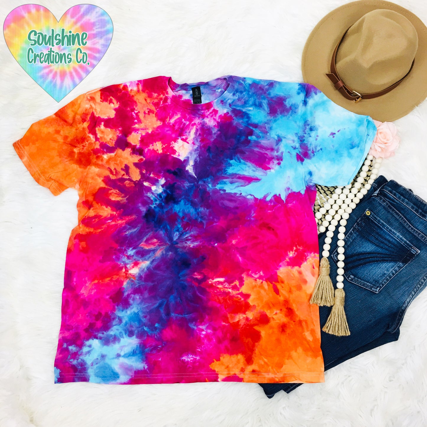 Fantasy Ice Dyed Tie Dye Shirt