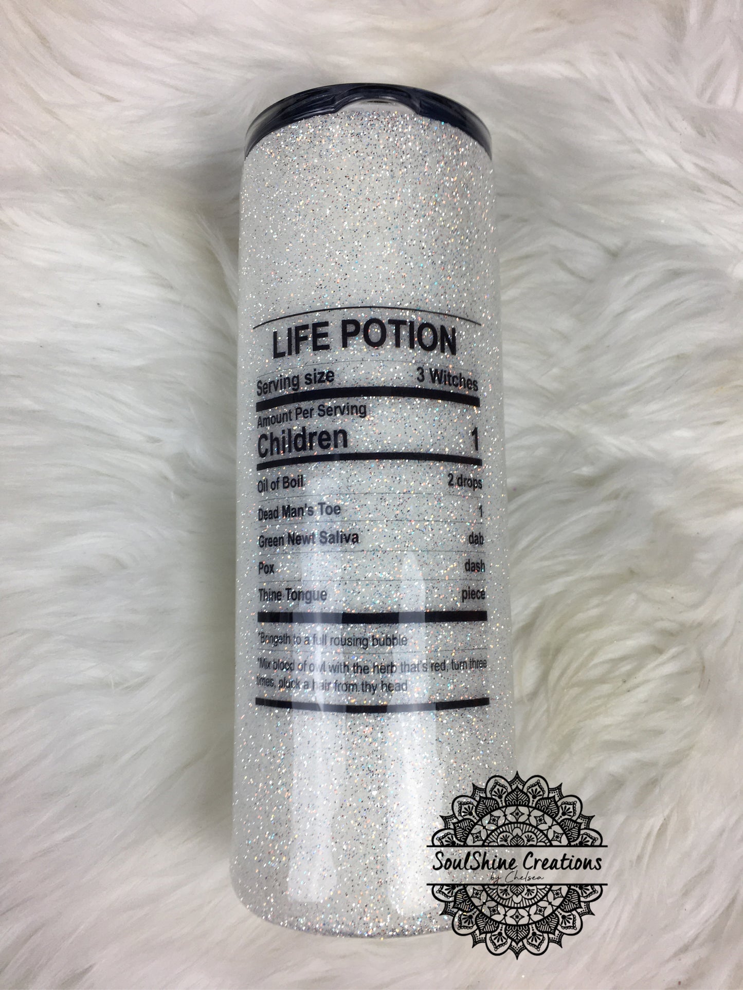 Hocus Pocus Glitter Tumbler Cup