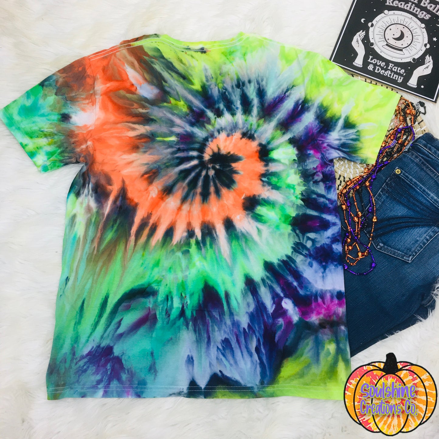 Halloween Spiral Ice Tie Dye Shirt