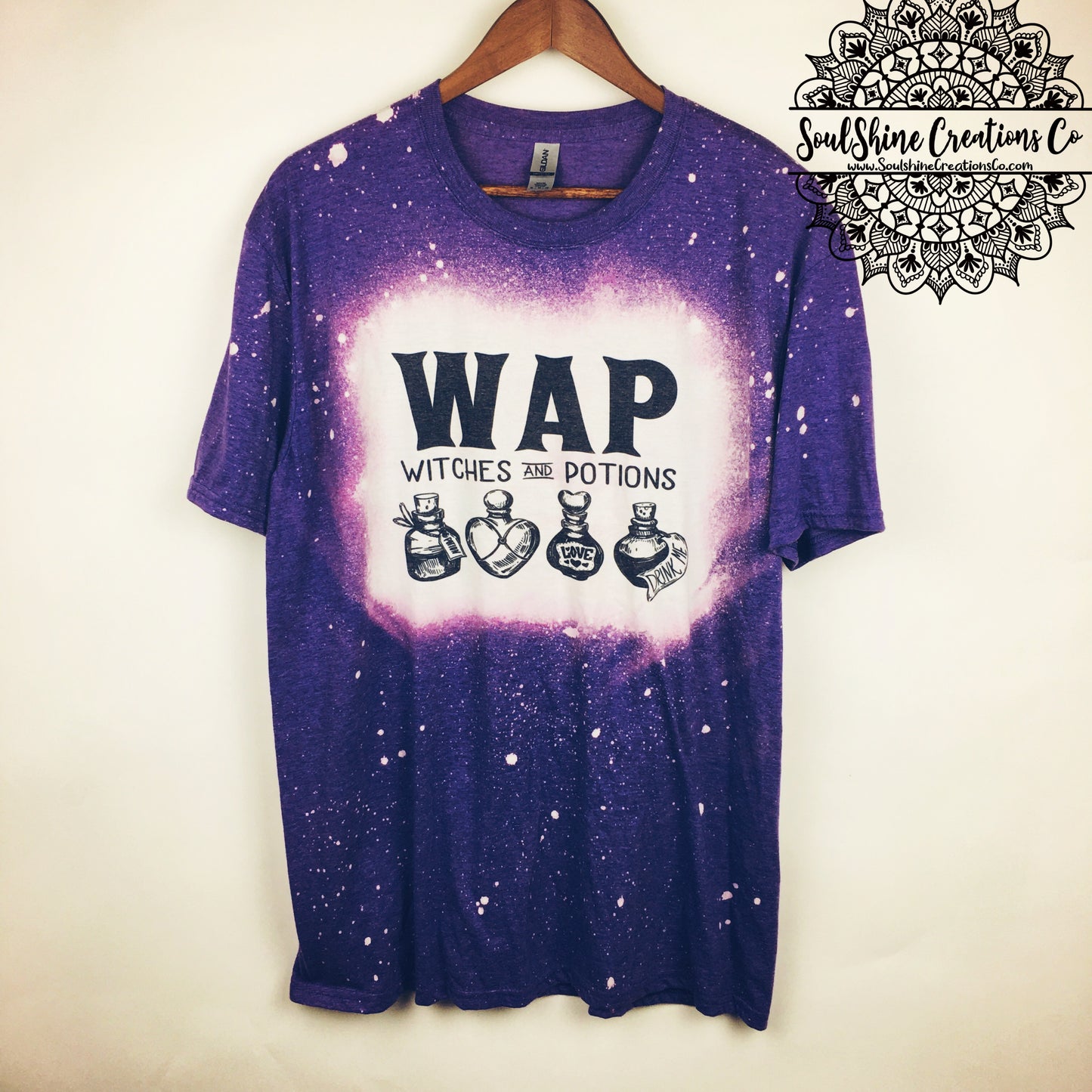 WAP Witches and Potions Bleached Shirt