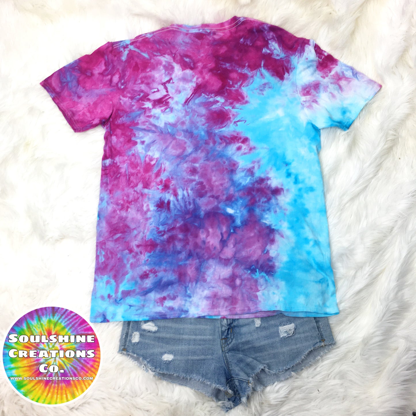 Berry Blast Ice Dyed Tie Dye Shirt
