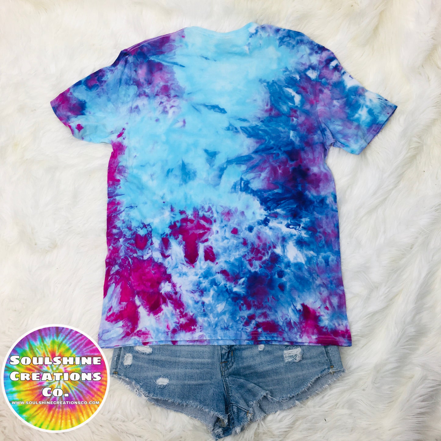 Dream Berry Ice Dyed Tie Dye Shirt