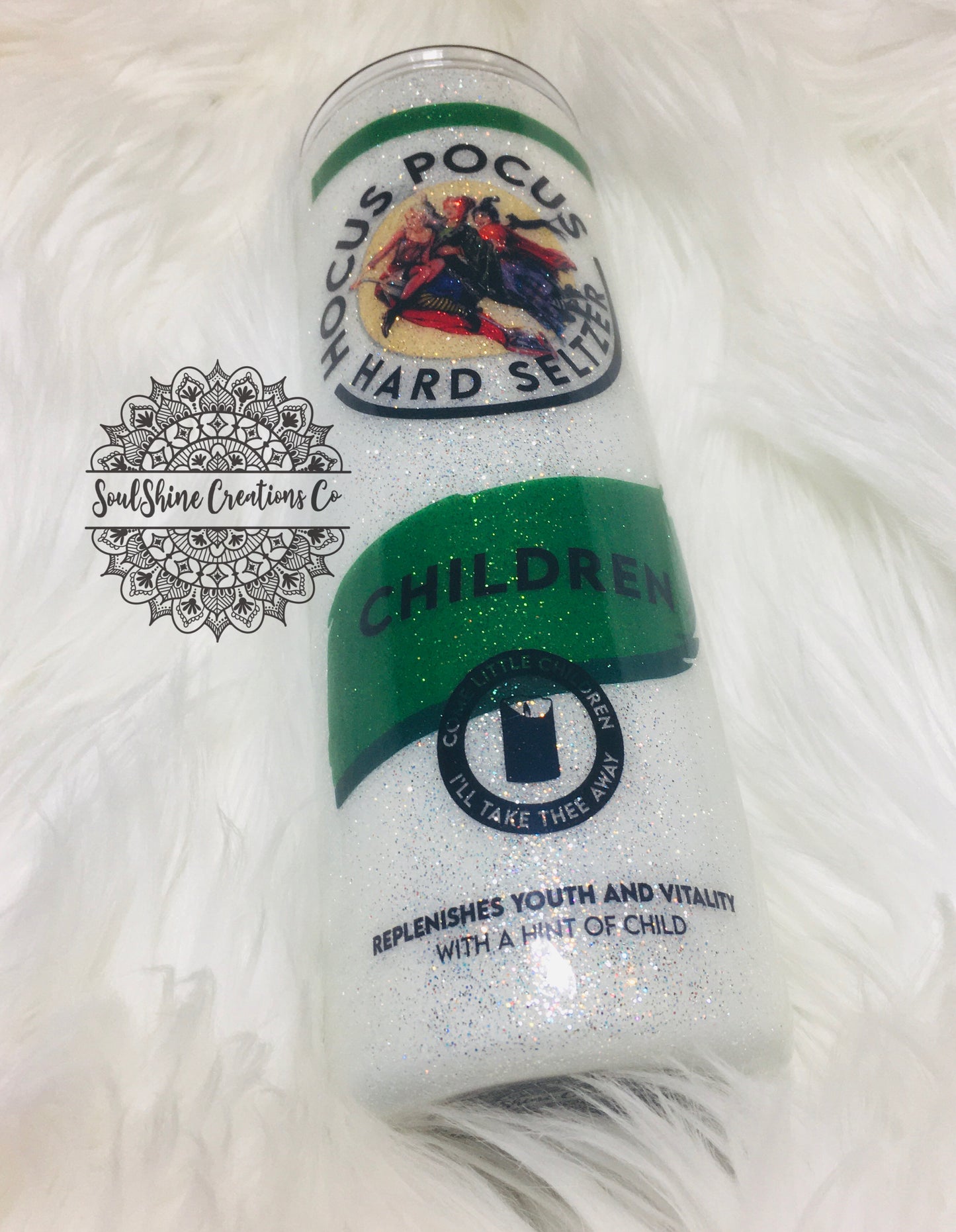 Hocus Pocus Glitter Tumbler Cup