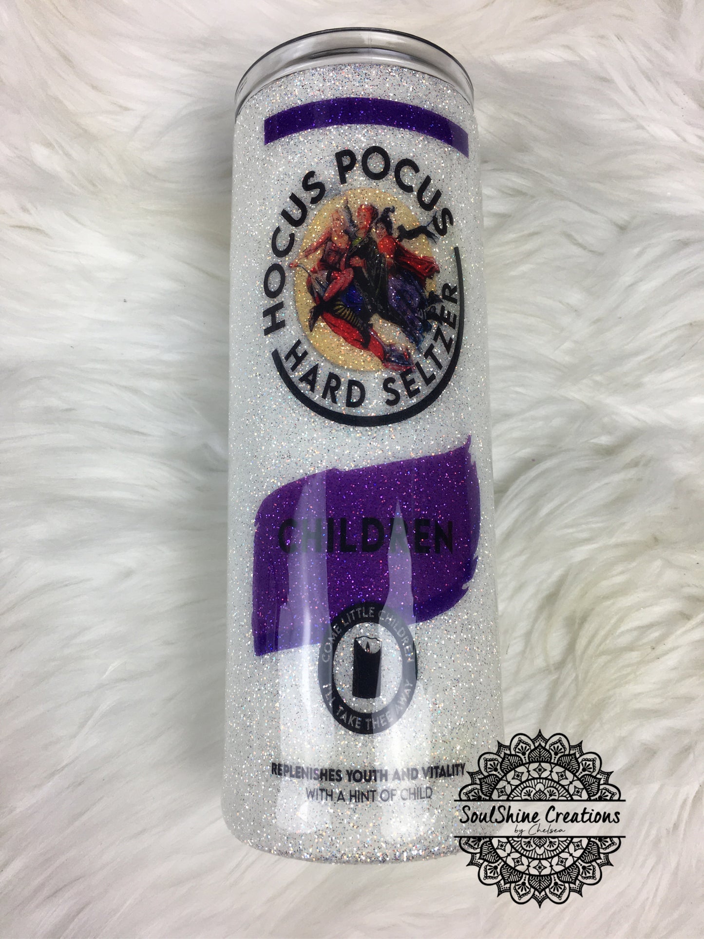 Hocus Pocus Glitter Tumbler Cup