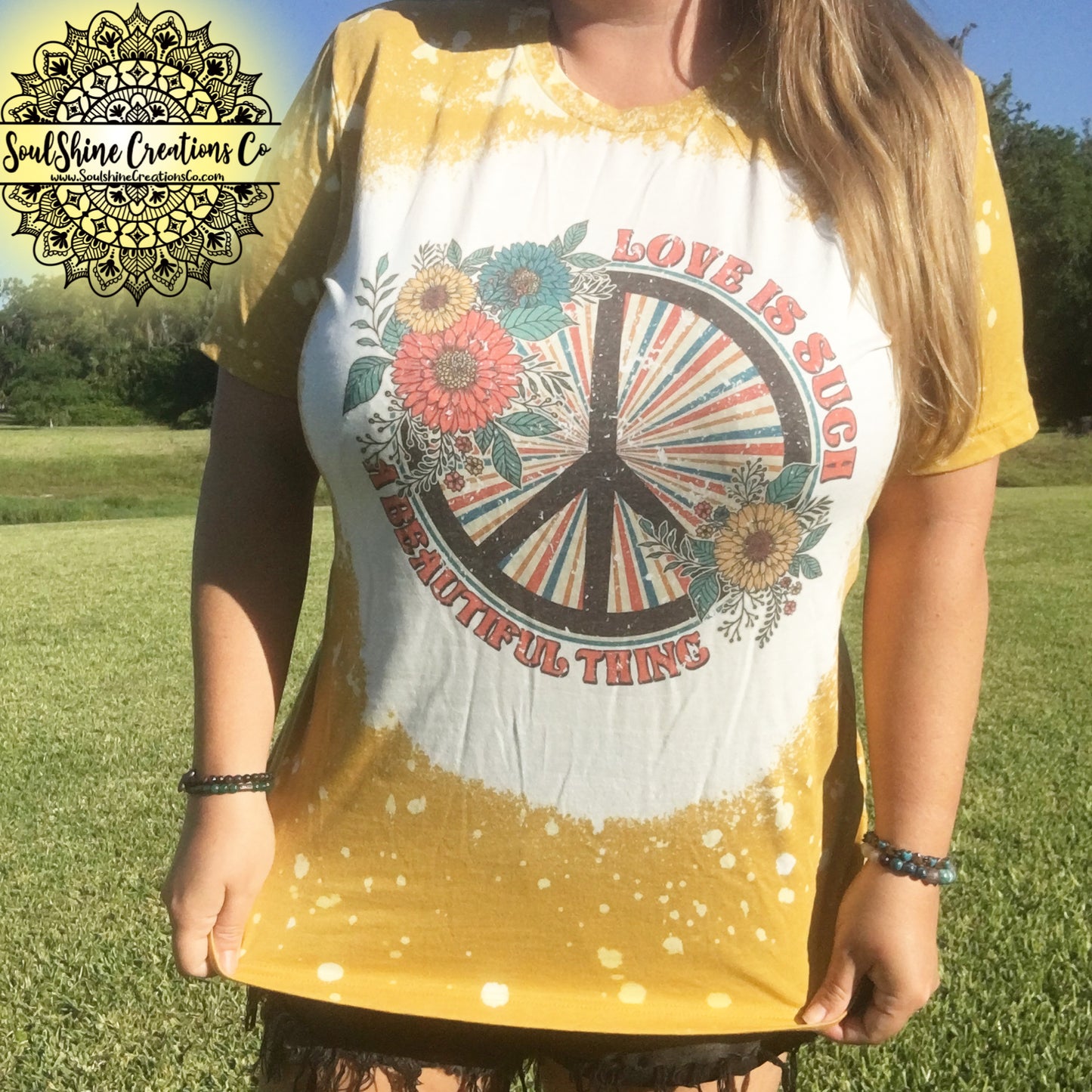 Love is such a Beautiful Thing Bleached Shirt