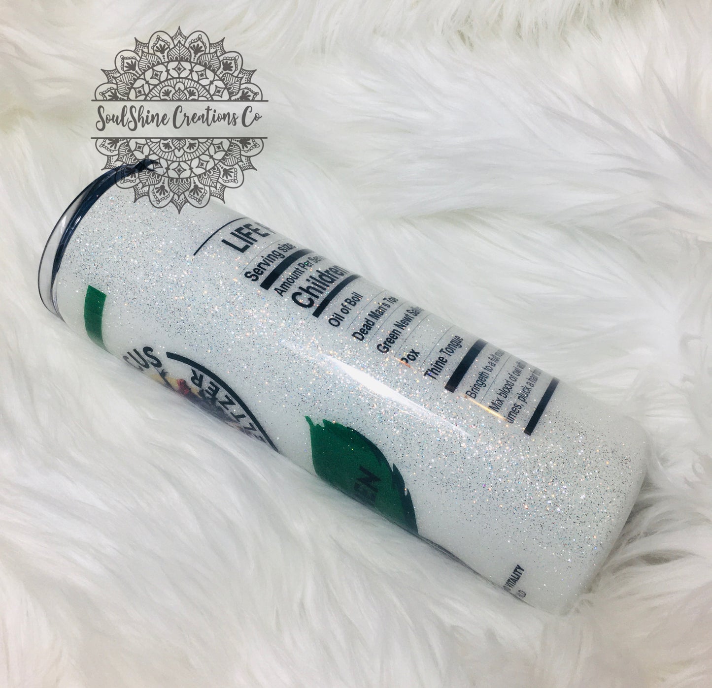 Hocus Pocus Glitter Tumbler Cup