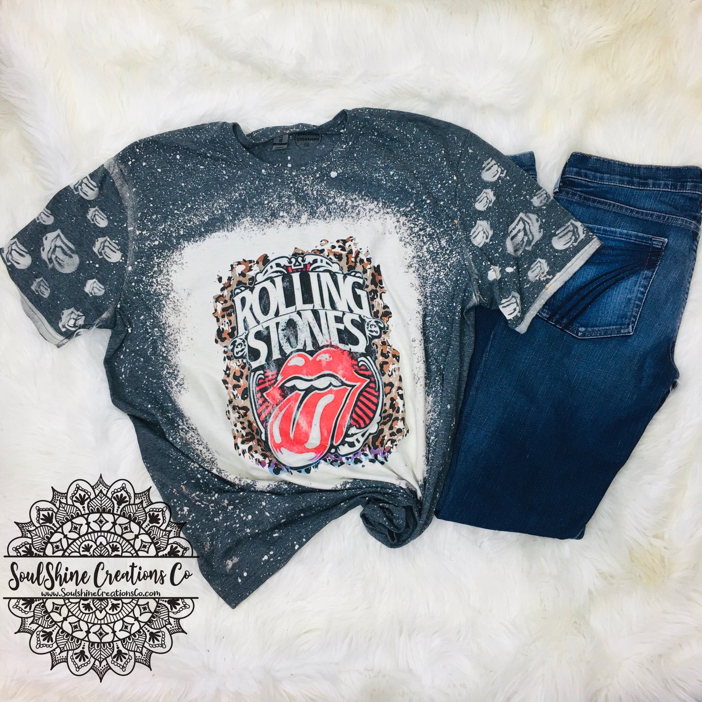 Band Tee Bleached Shirt