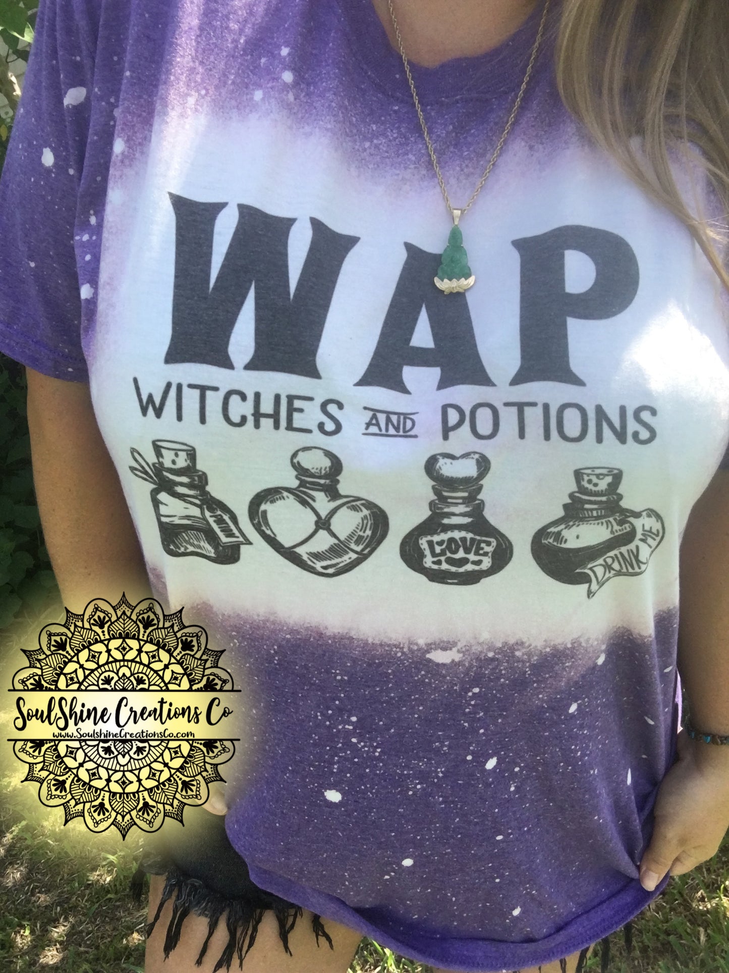 WAP Witches and Potions Bleached Shirt