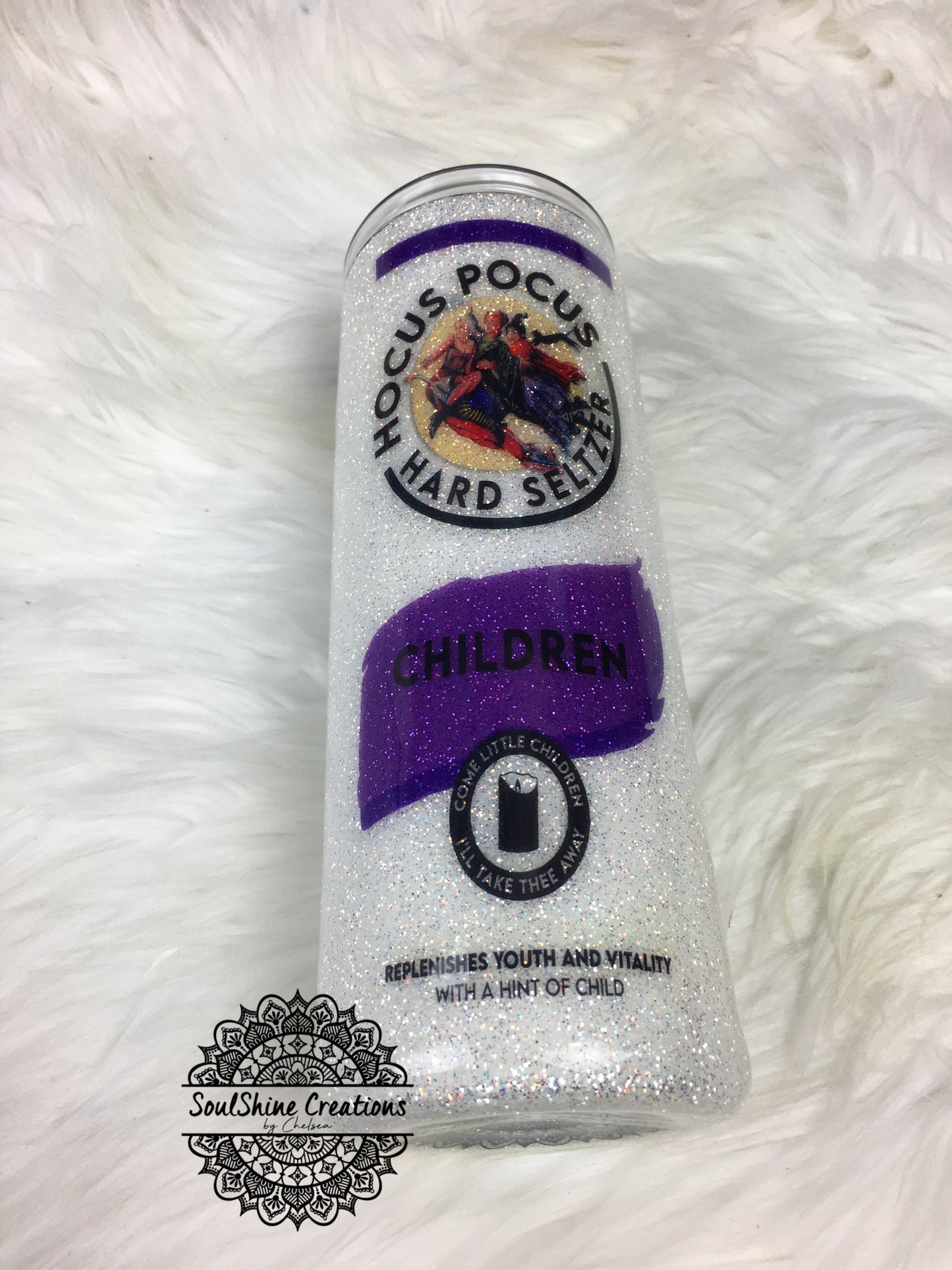 Hocus Pocus Glitter Tumbler Cup