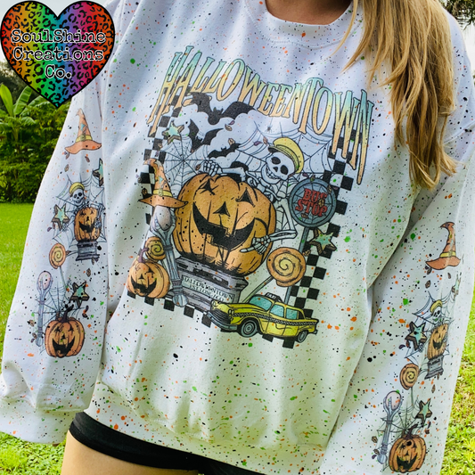 Halloween Town Splatter Sweater