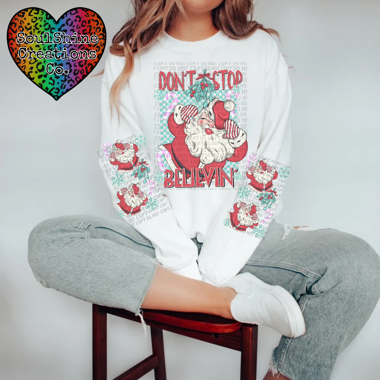 Don’t Stop Believin’ Christmas Sweater