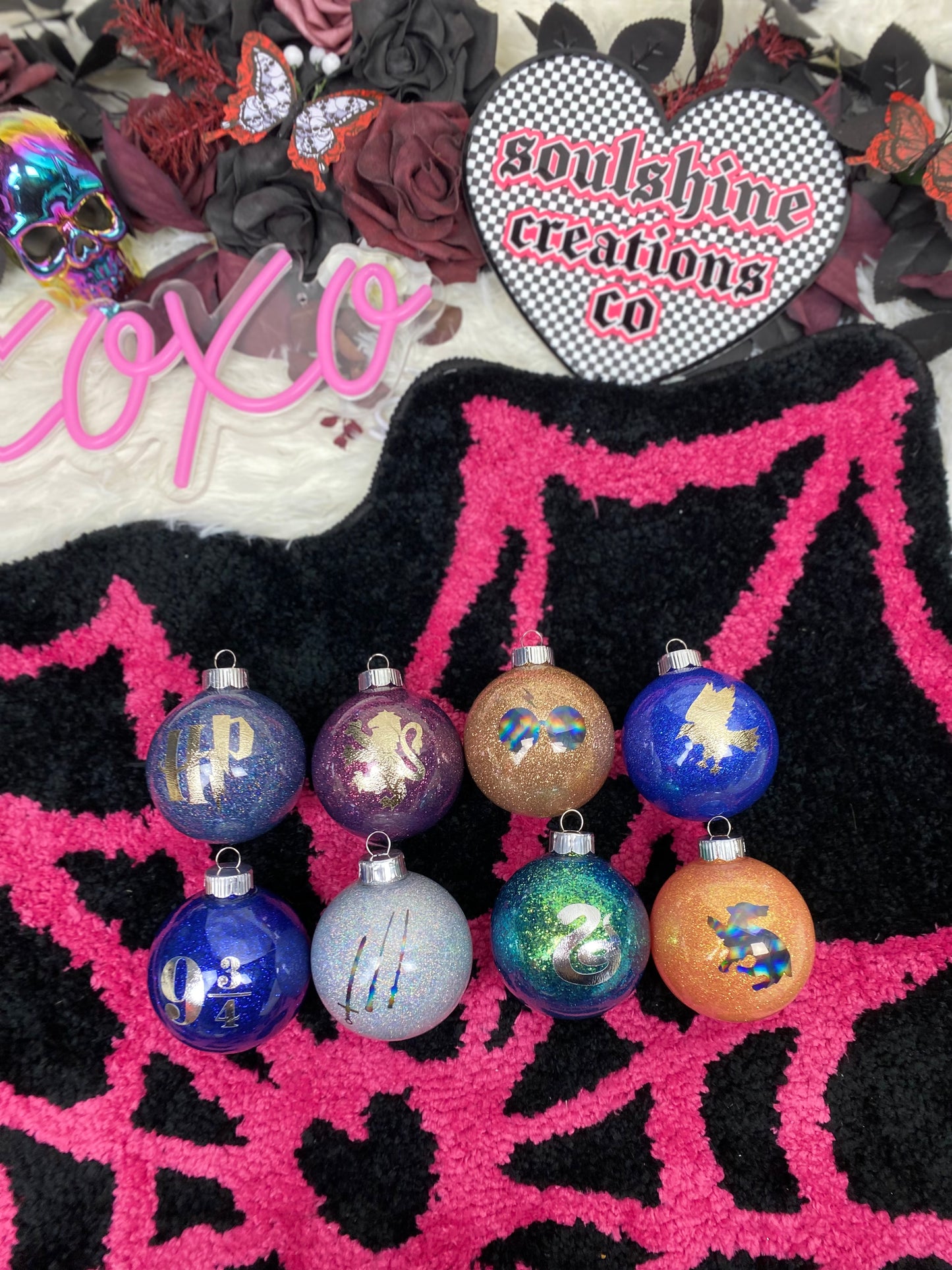 HP Glitter Handmade Christmas Ornament