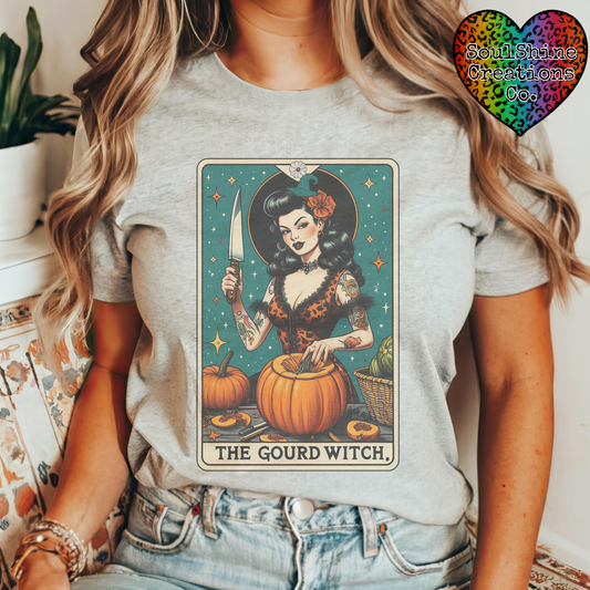 The Gourd Witch Tarot Graphic Tee Shirt