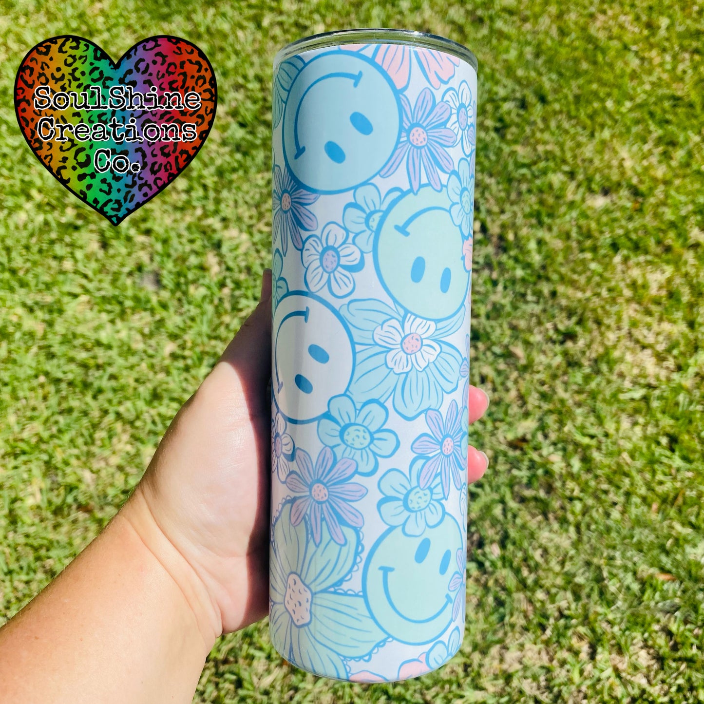 Retro Pastel Happy Days Tumbler