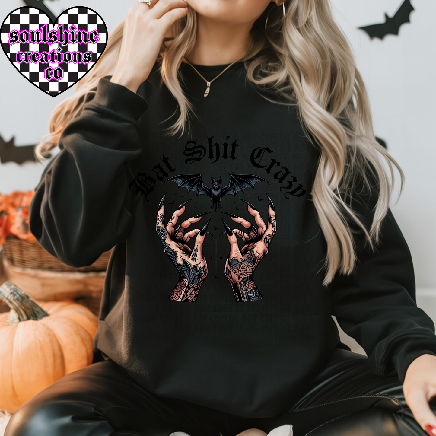 bat shit crazy tee or sweater