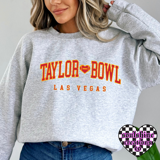 taylor bowl las vegas swiftie sweatshirt