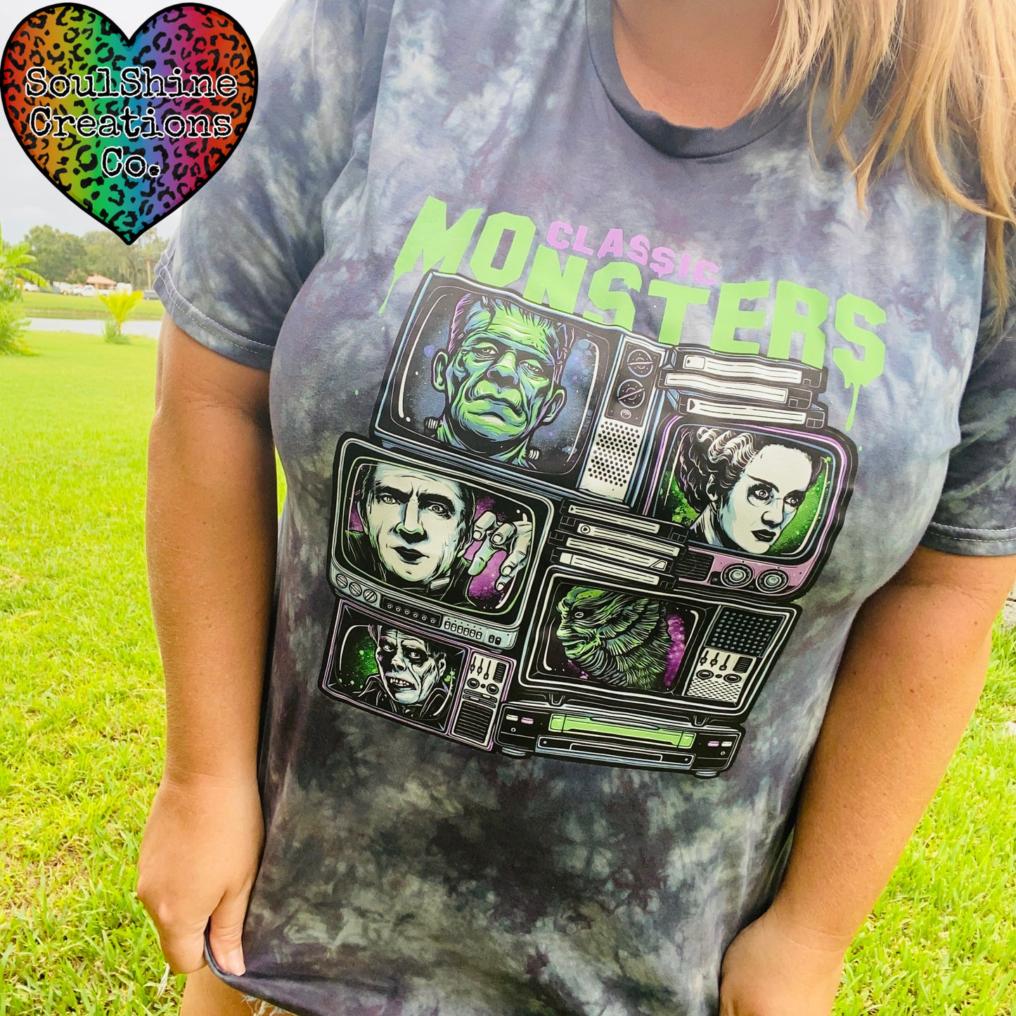 Classic Monsters Tie Dye Shirt