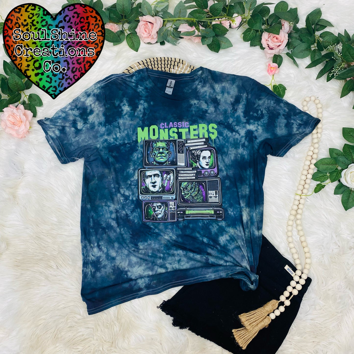 Classic Monsters Tie Dye Shirt