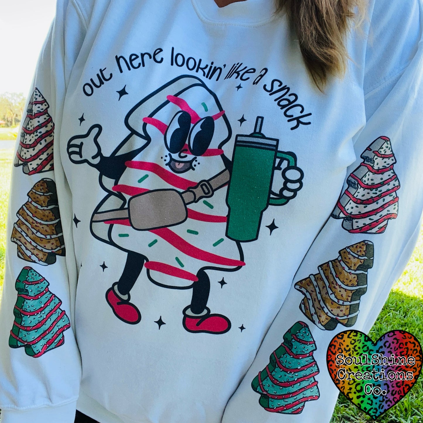 Out here lookin’ like a Snack Christmas Sweater