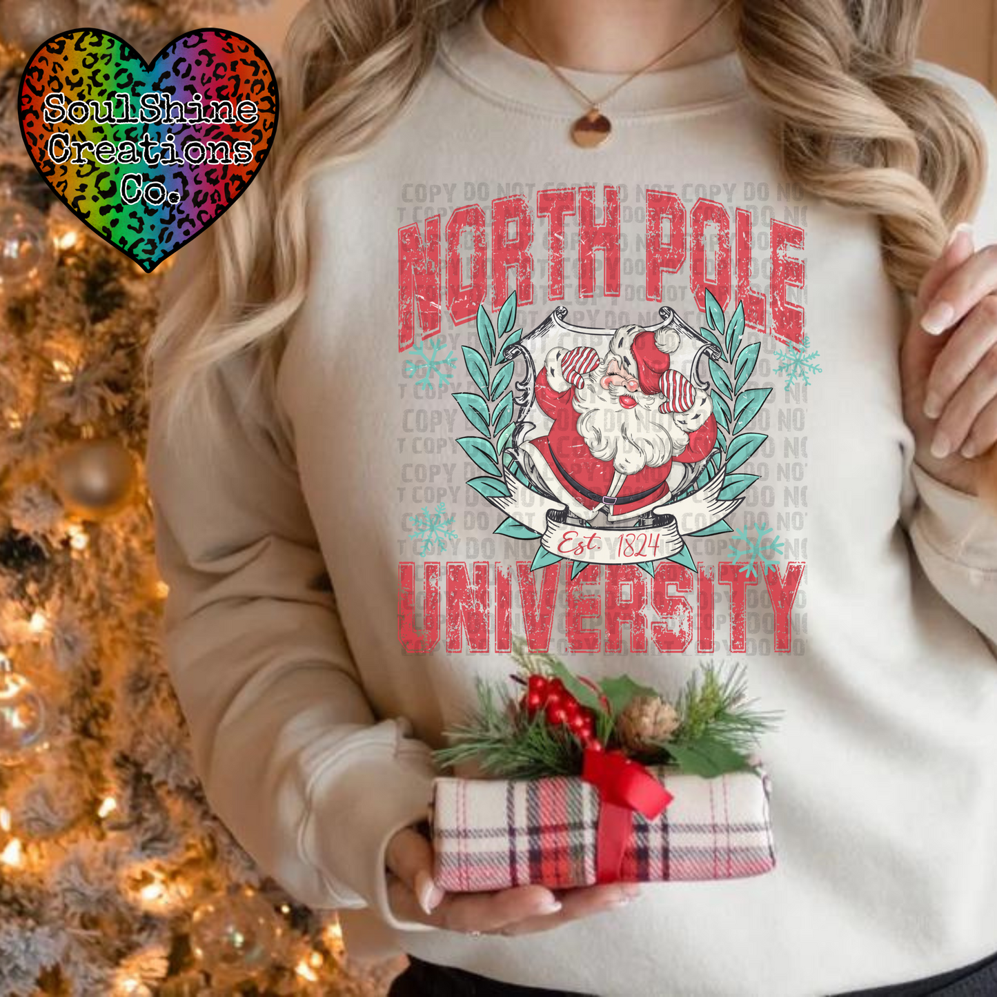 North Pole University Christmas Sweater