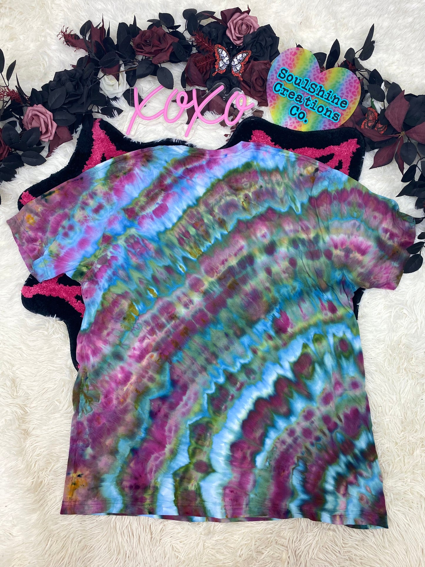 Jewel Geode Ripple Ice Tie Dye Shirt