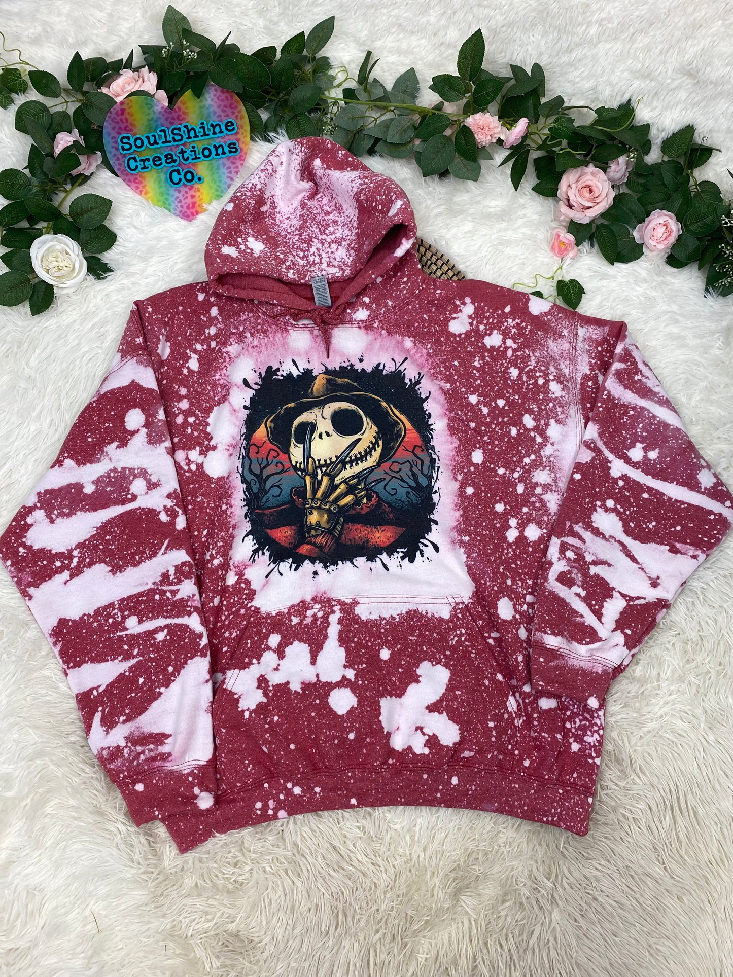 Jack Krueger Bleached Hoodie Sweater